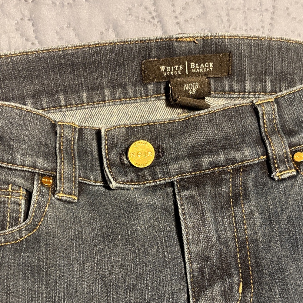 White House Black Market Slim Leg Dark blue Jeans